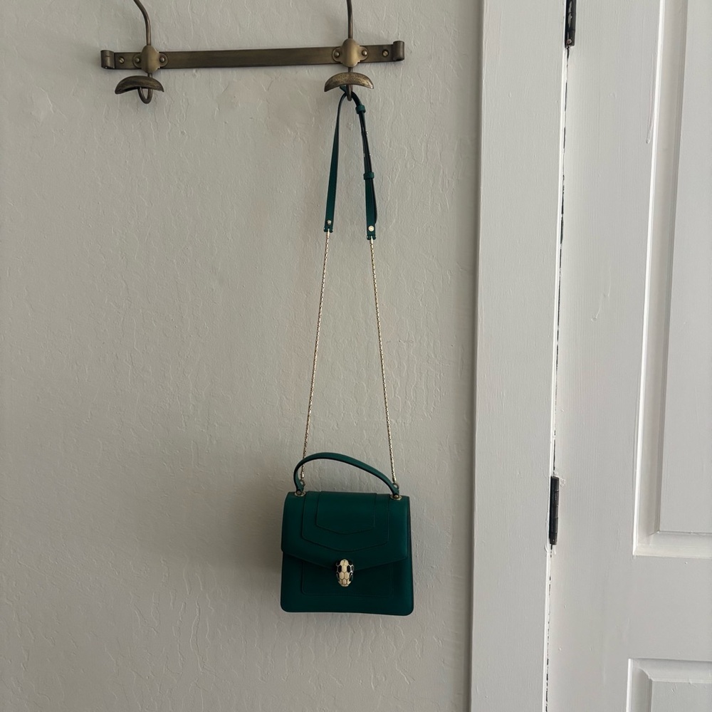 Bulgari serpenti forever handbag in green - Picture 14 of 16